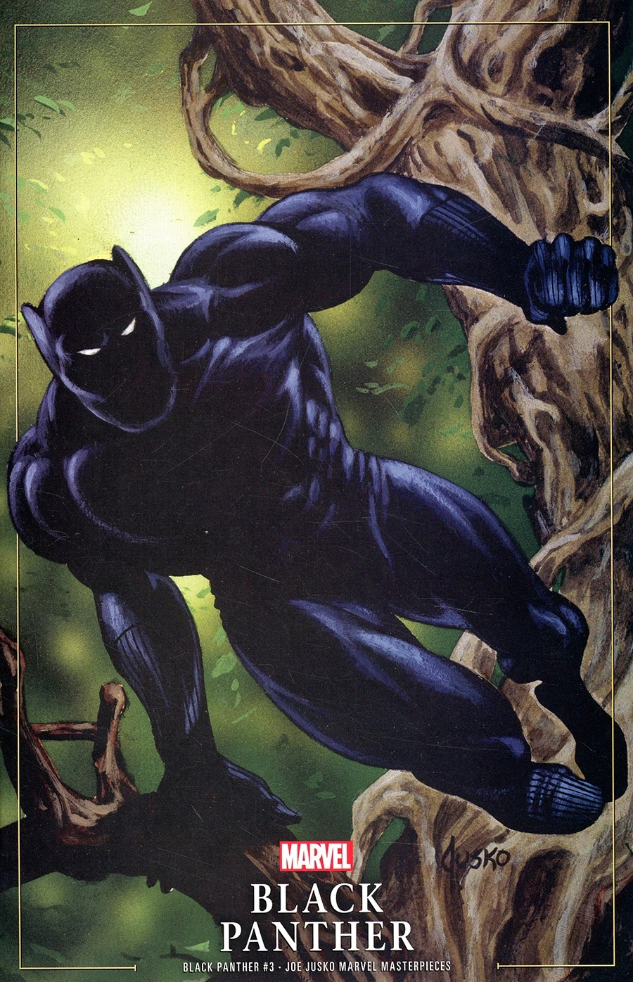 Black Panther Volume 8 #3 Marvel Masterpiece Variant Joe Jusko