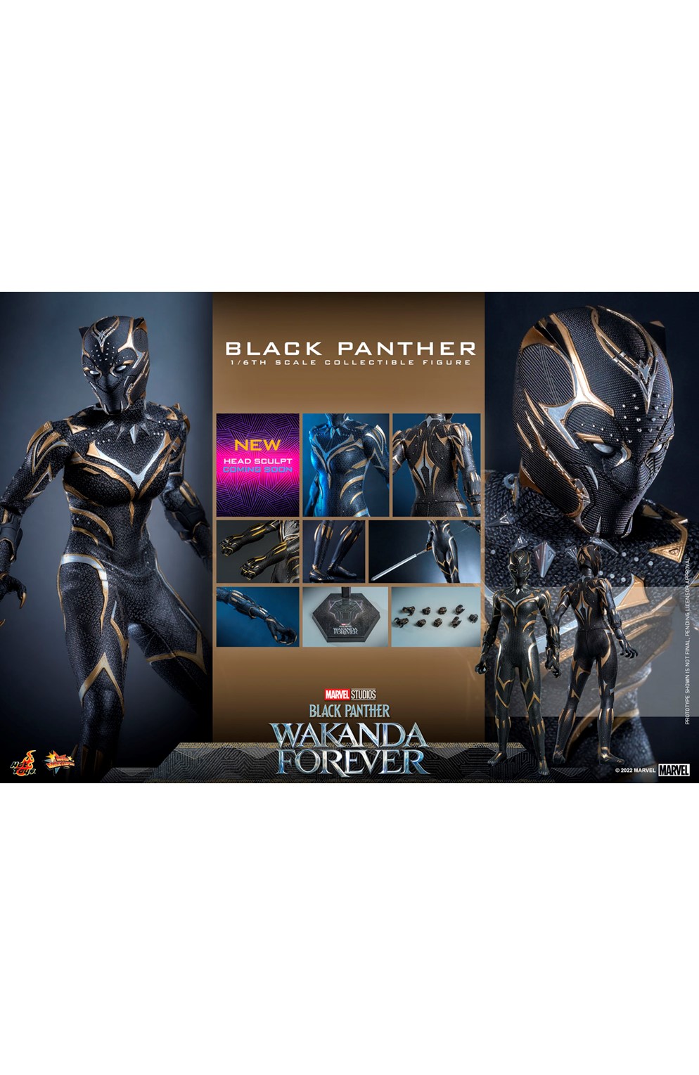 Black Panther (Wakanda Forever) Sixth Scale Figure