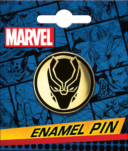 Black Panther Logo Enamel Pin
