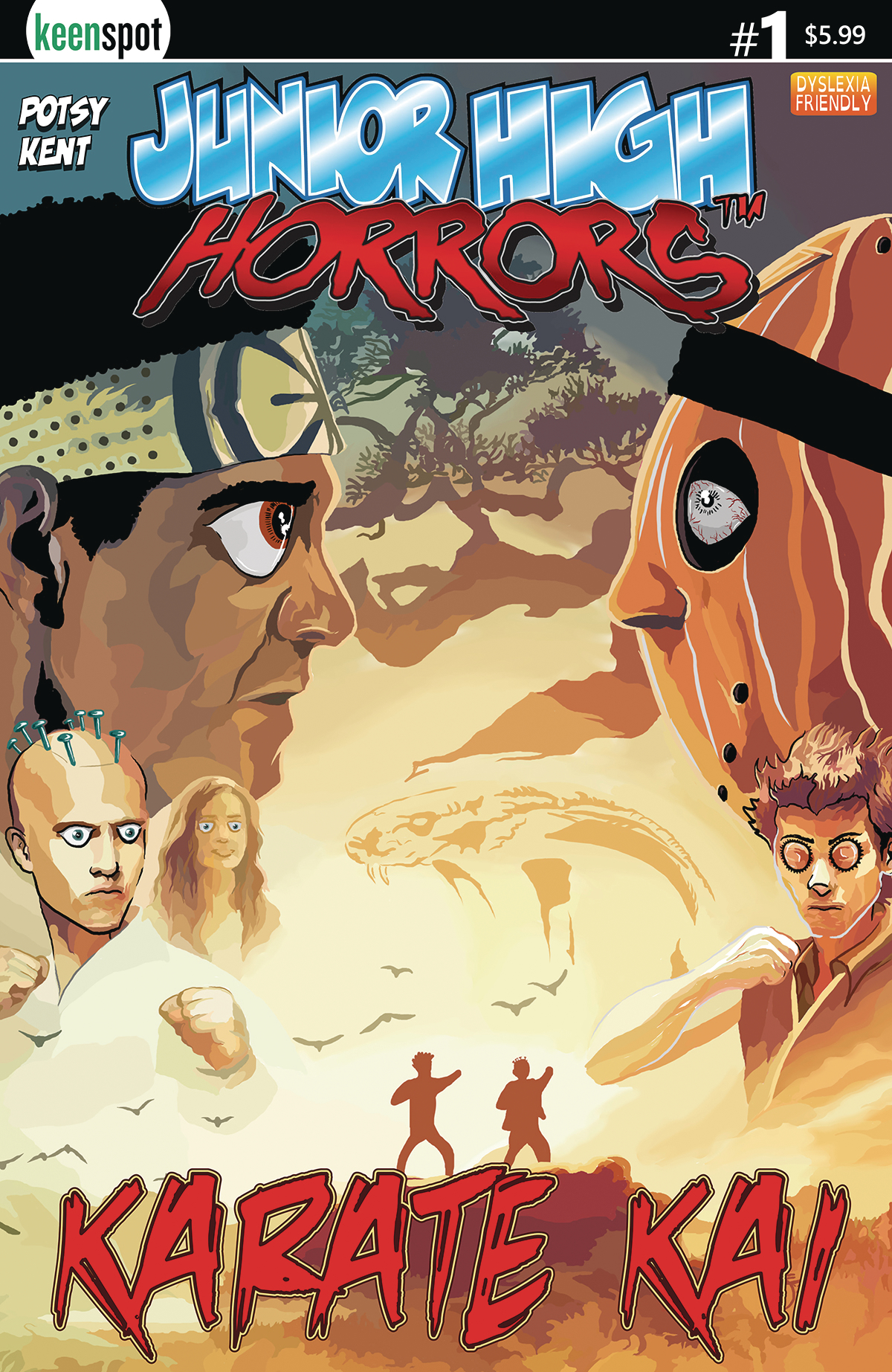 Junior High Horrors Karate Kai #1 Cover B Kent