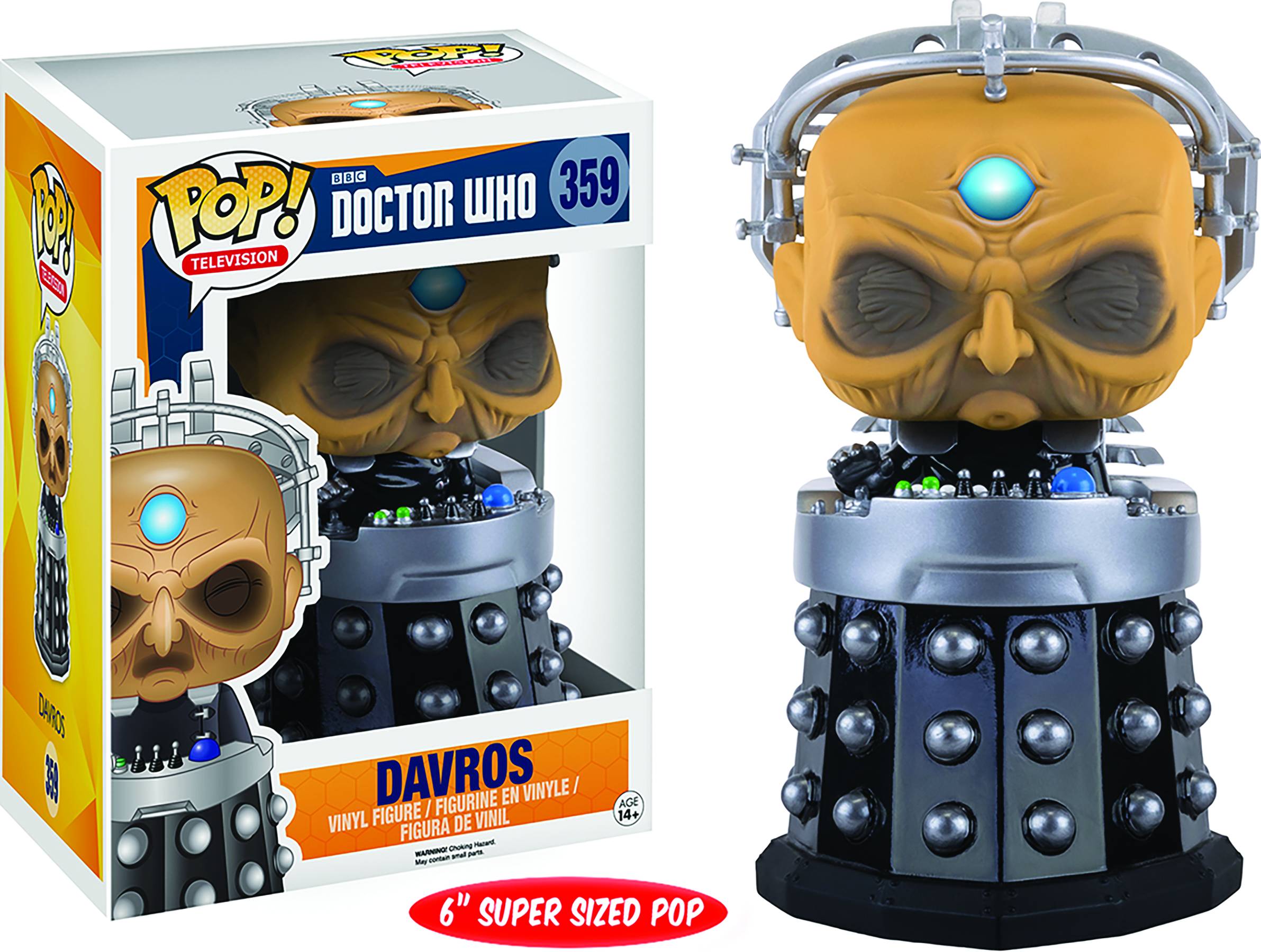 Pop Doctor Who Davros 6 Inch Vinyl Figure