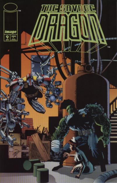 Savage Dragon #9 [Direct]-Very Fine (7.5 – 9)