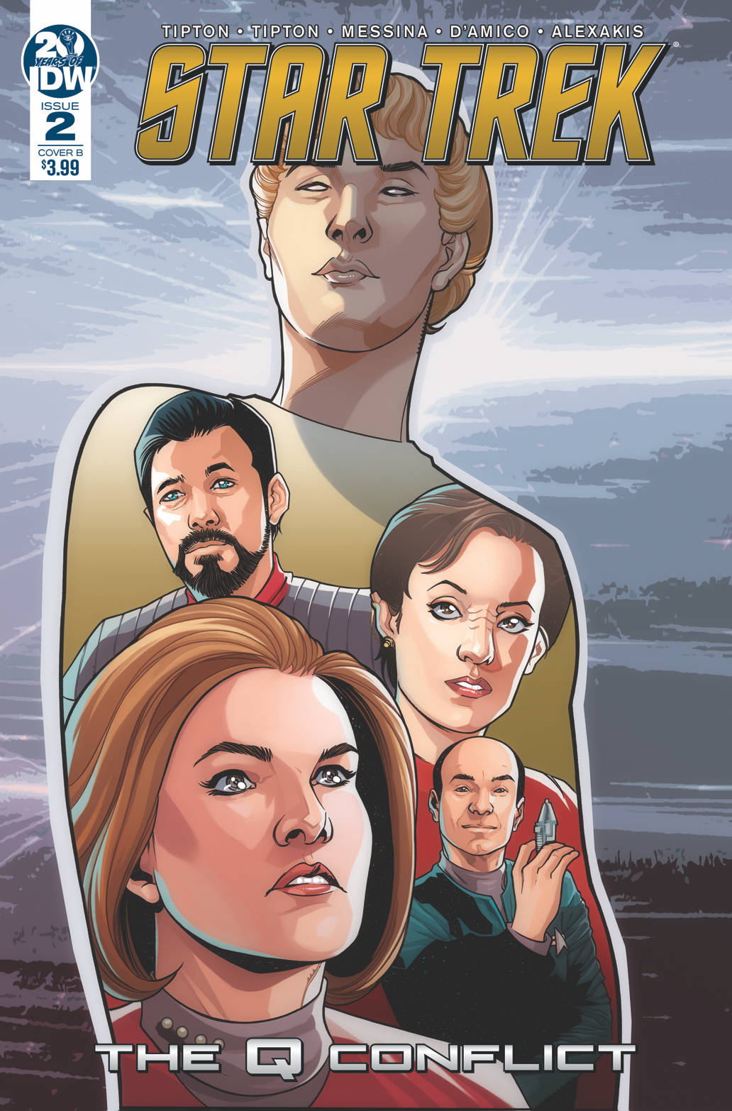 Star Trek Q conflict #2 Cover B Messina (Of 6)