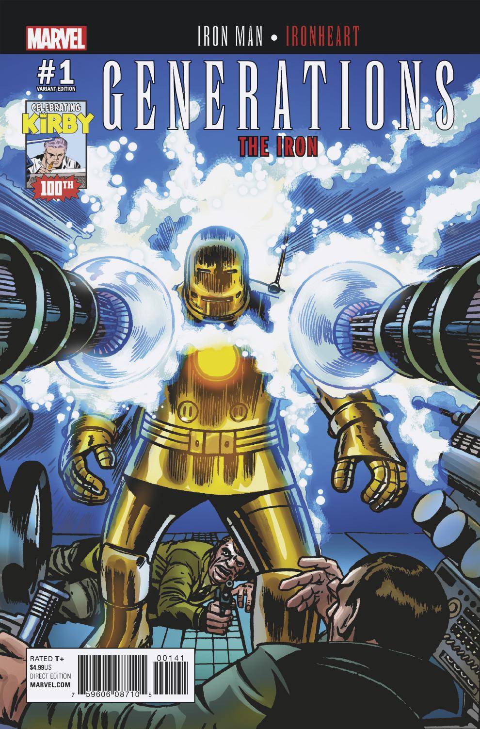 Generations Iron Man & Ironheart #1 Kirby 100 Variant