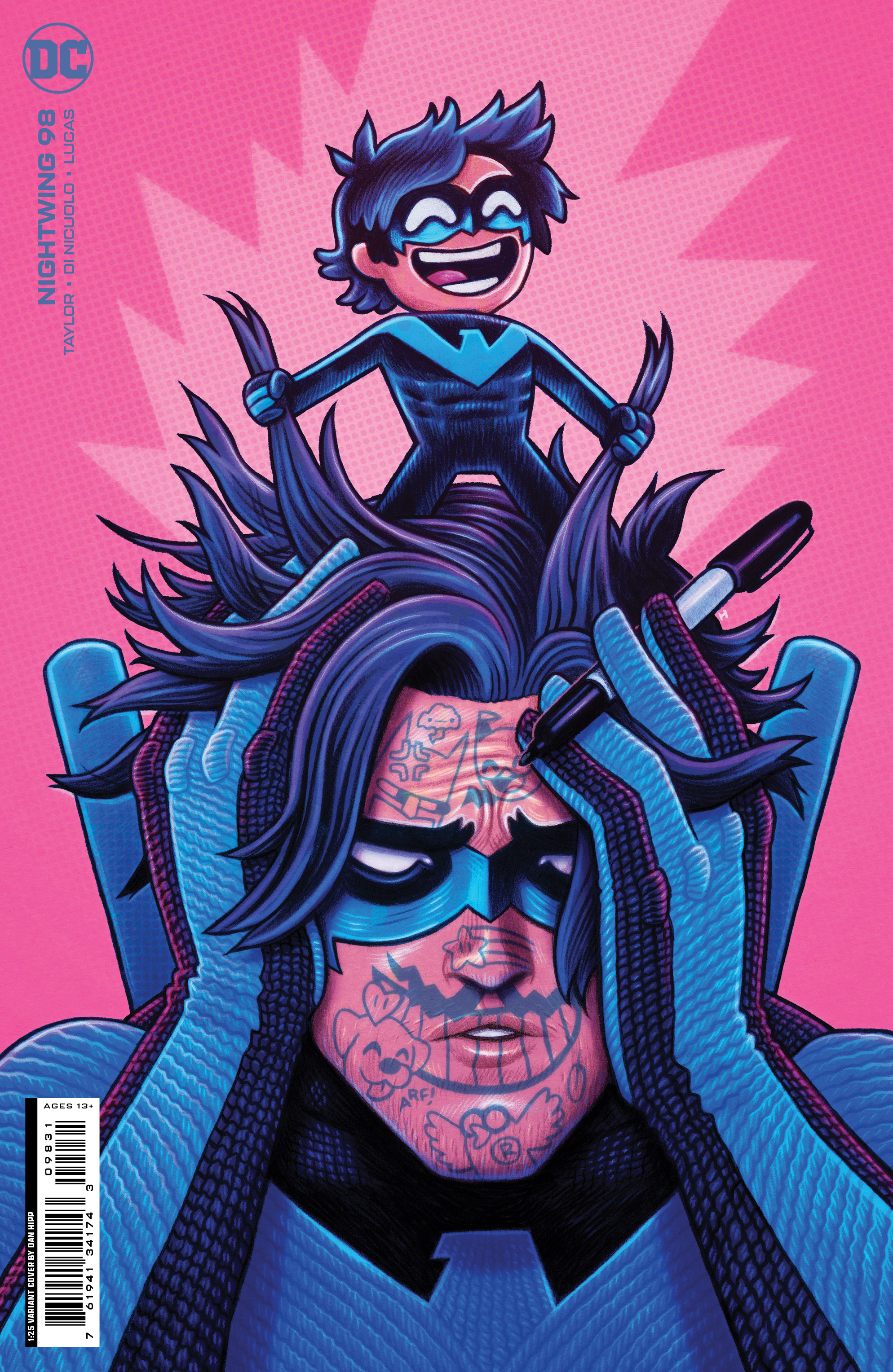 Nightwing #98 Cover D 1 for 25 Incentive Dan Hipp Card Stock Variant (2016)