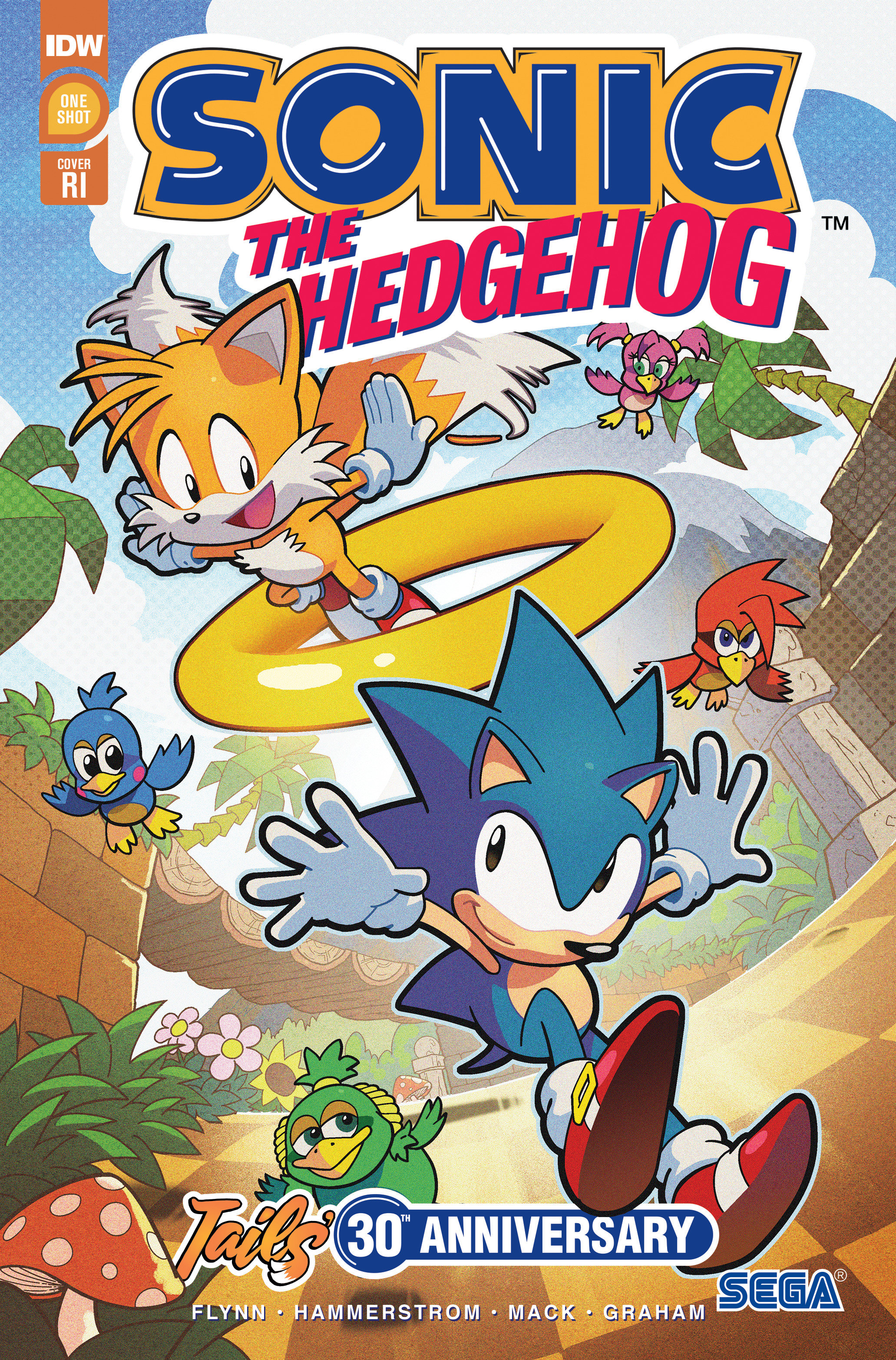 Sonic the Hedgehog Tails #30th Anniversary Special Cover C Yardley 1 For 10 Variant Incentive