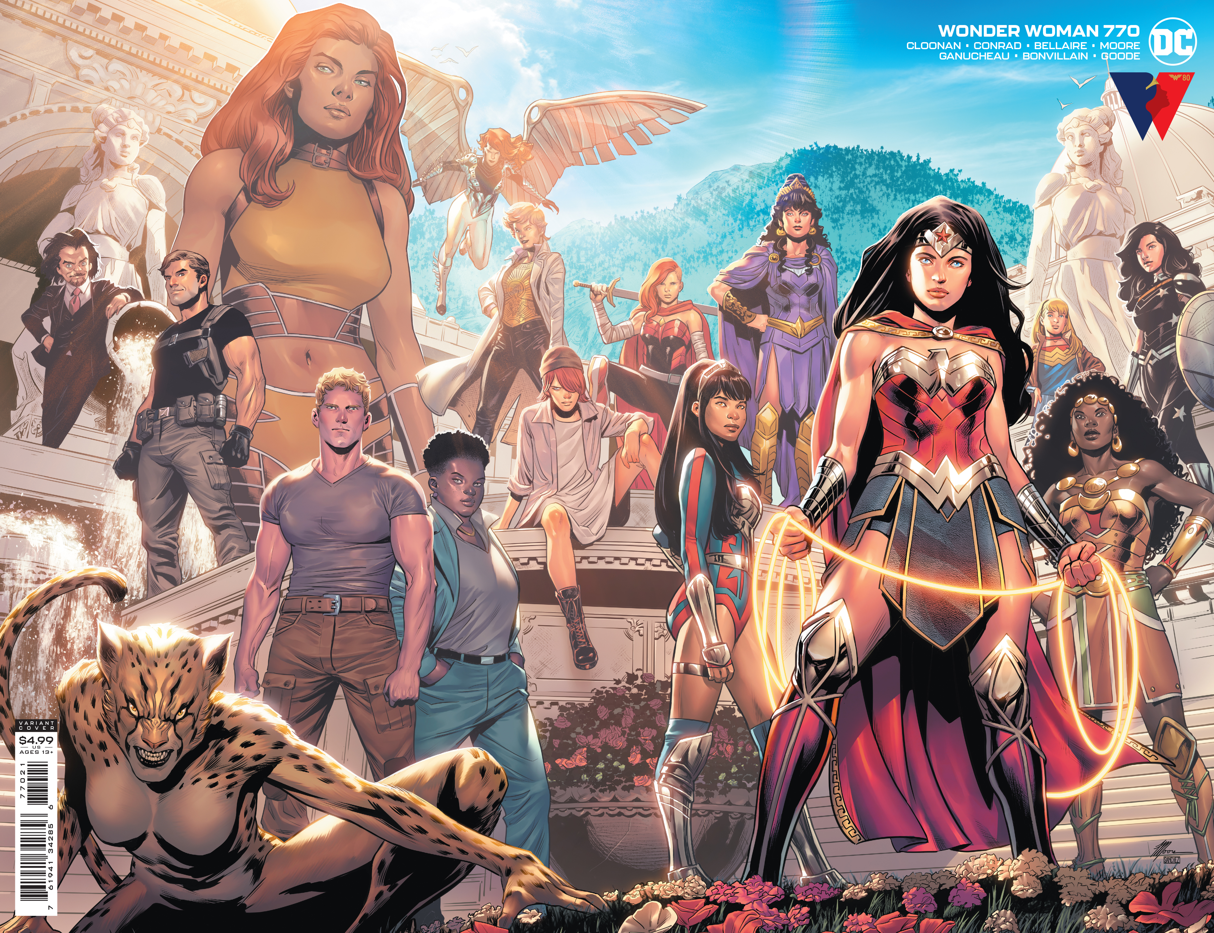 Wonder Woman #770 Cover B Travis Moore Wraparound Variant (2016)
