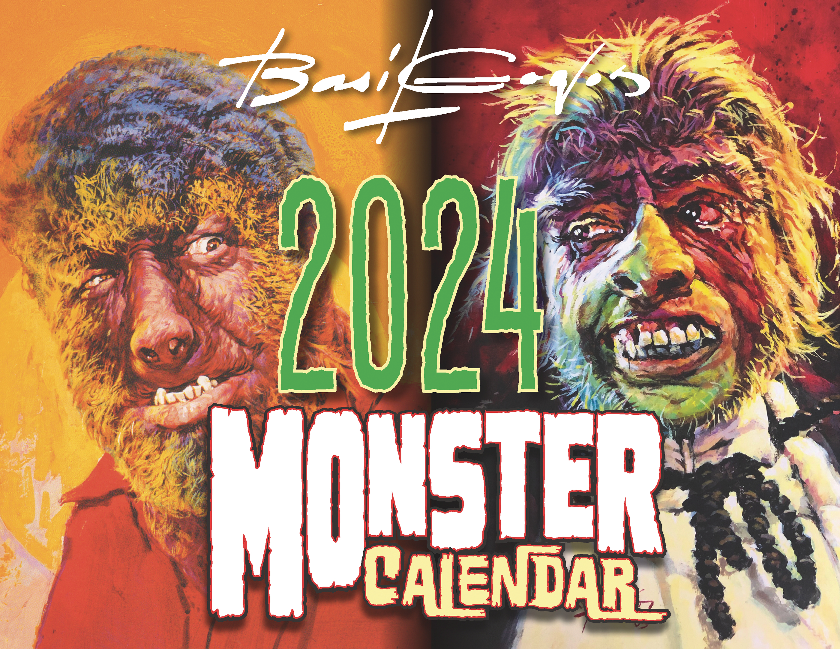 Basil Gogos 2024 Monster Calendar ComicHub