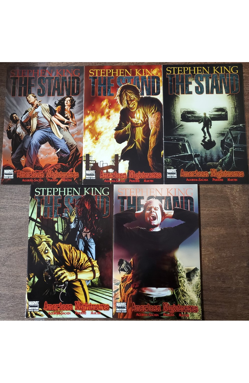 Stephen King's The Stand American Nightmares #1-5 (Marvel 2009) Set