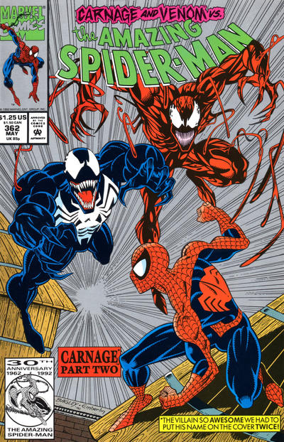 The Amazing Spider-Man #362 [Second Printing]-Fine