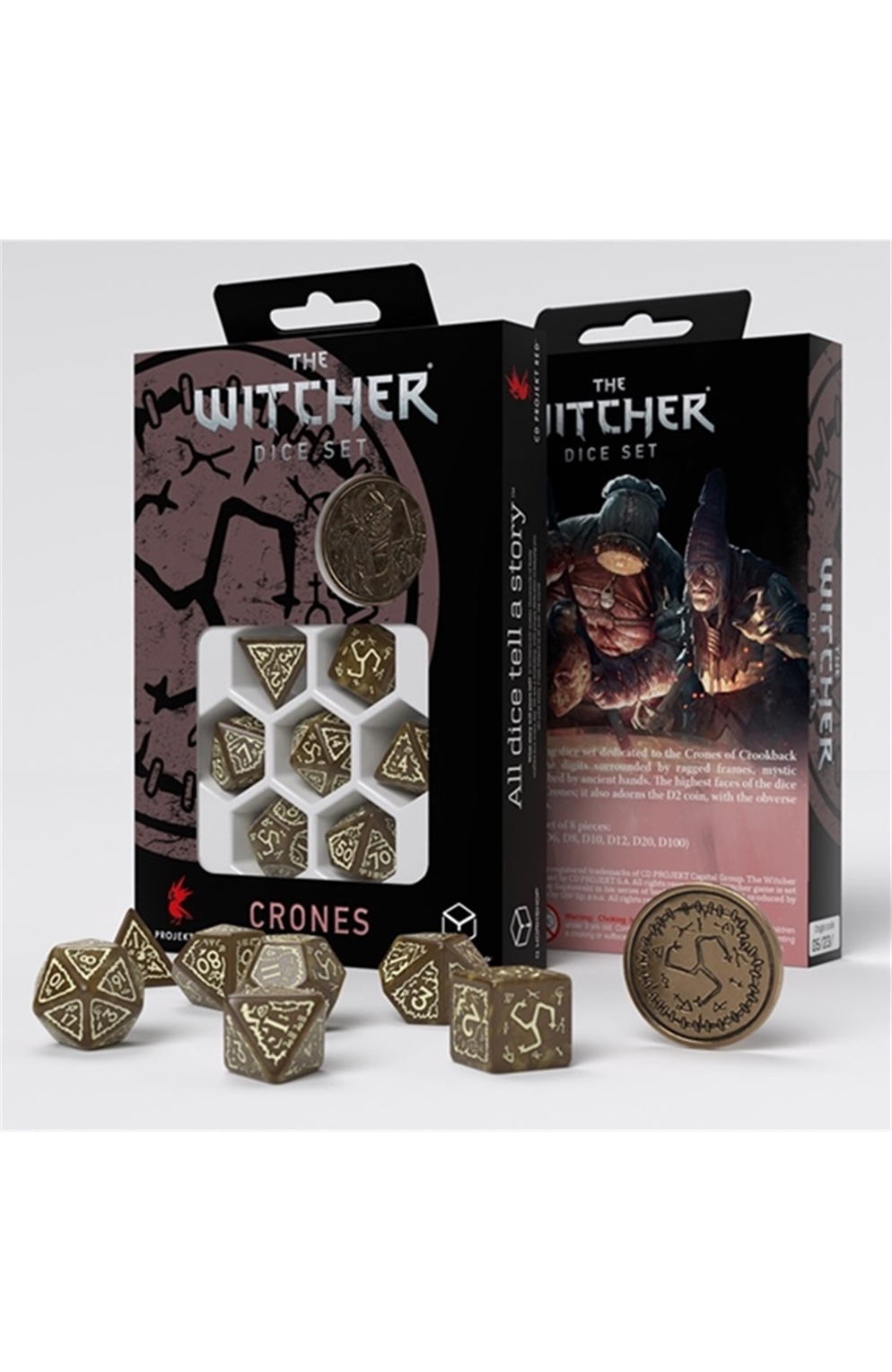 The Witcher 7 Dice Set: Crones-Weavess