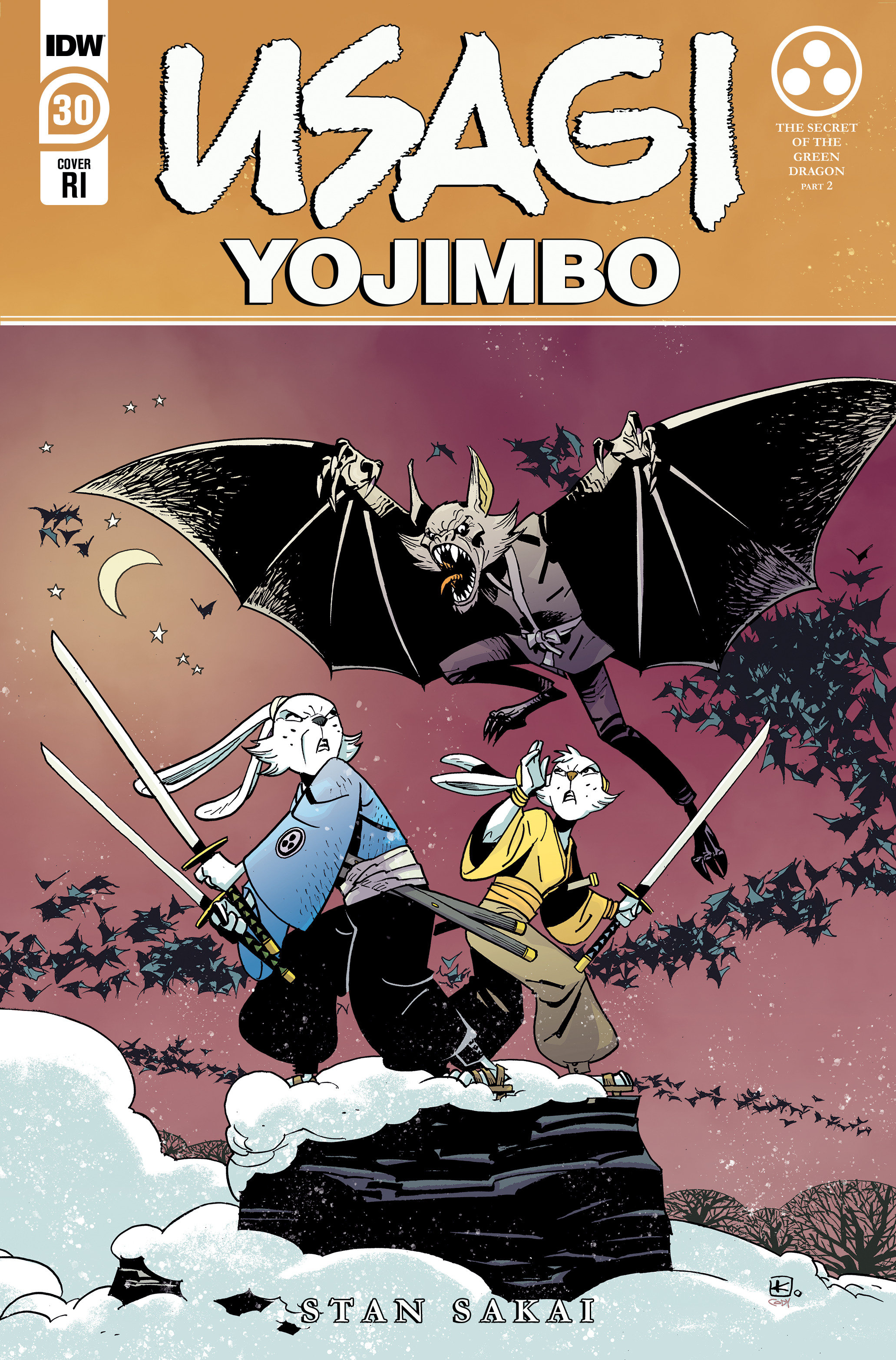 Usagi Yojimbo #30 Cover B 1 for 10 Incentive (2019)