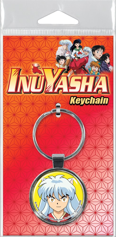 Inu Yasha On Yellow Keychain