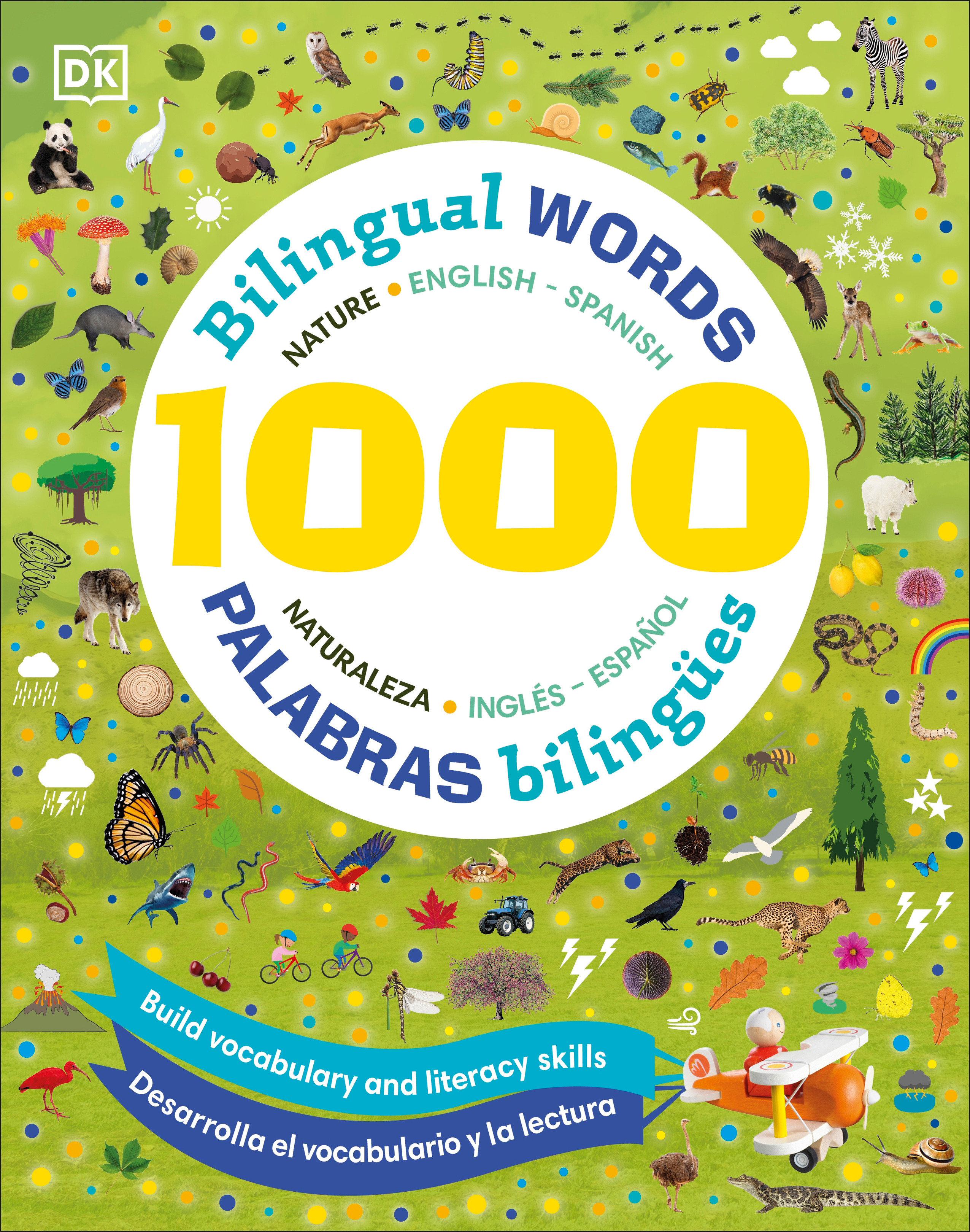 1000 Bilingual Words Nature English-Spanish, 1000 Palabras Bilingües Naturaleza Ingles Español (Hardcover Book)