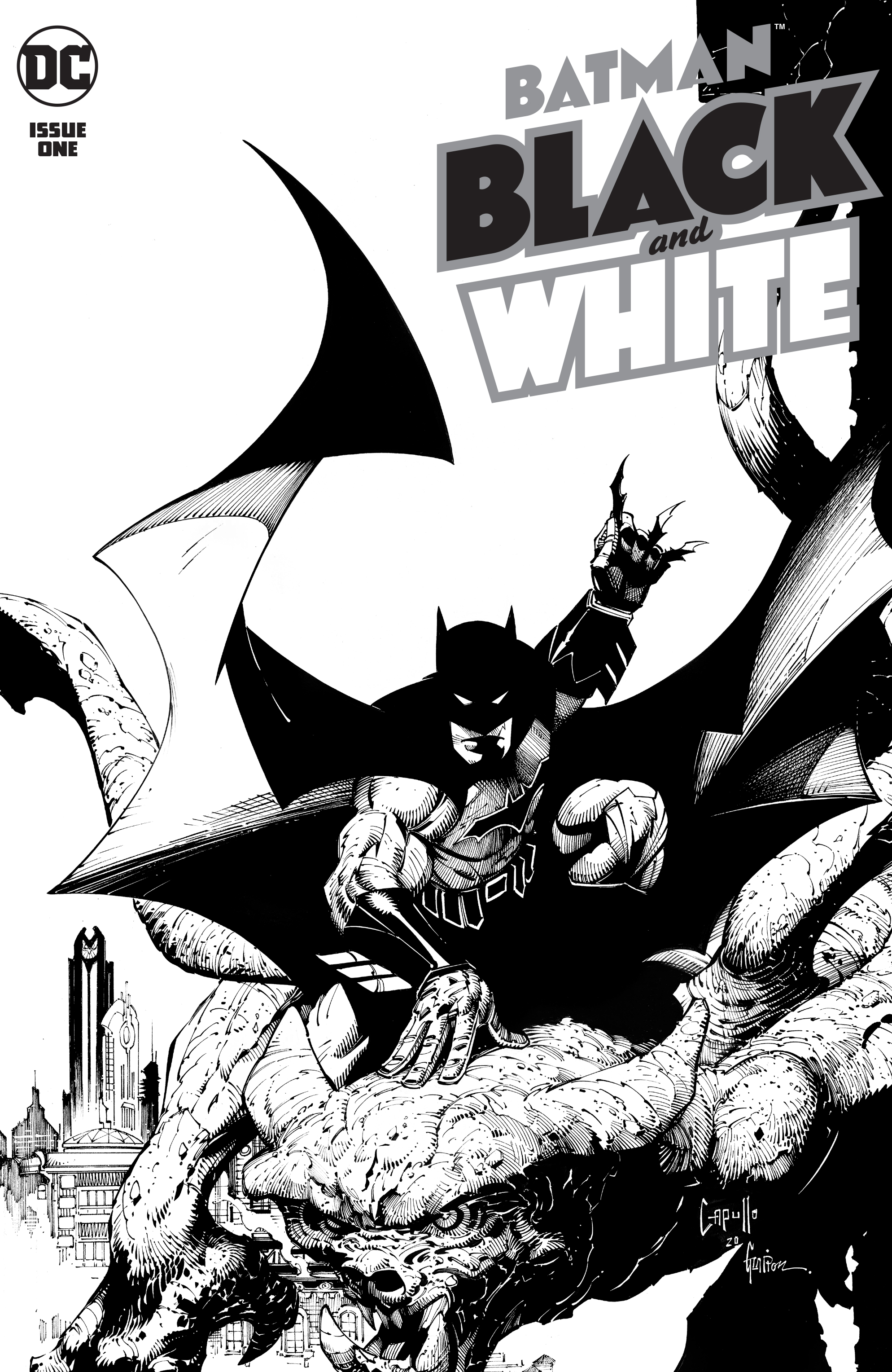 Batman Black And White #1 Cover A Greg Capullo (Of 6)