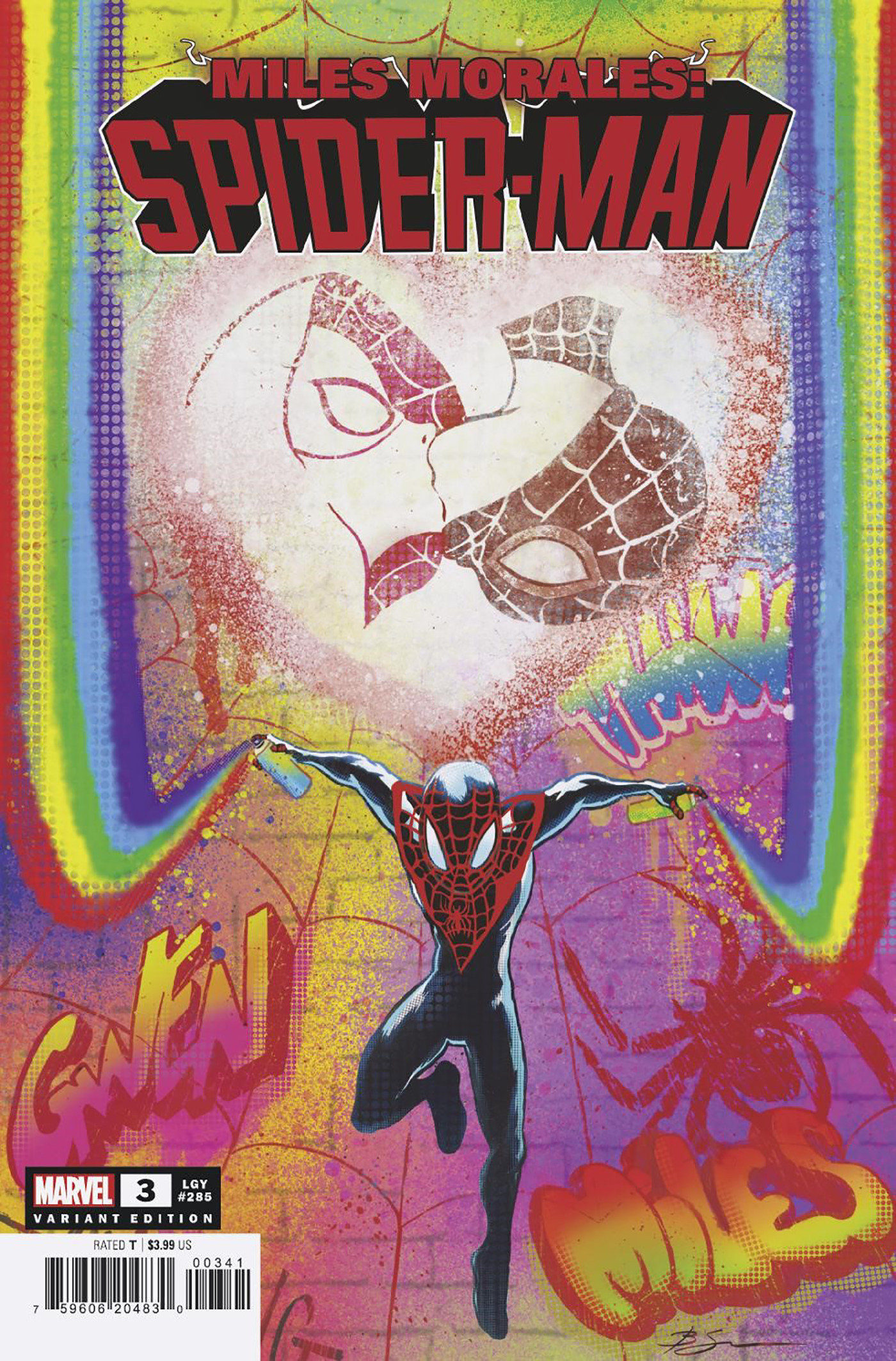 Miles Morales: Spider-Man #3 Su Graffiti Variant