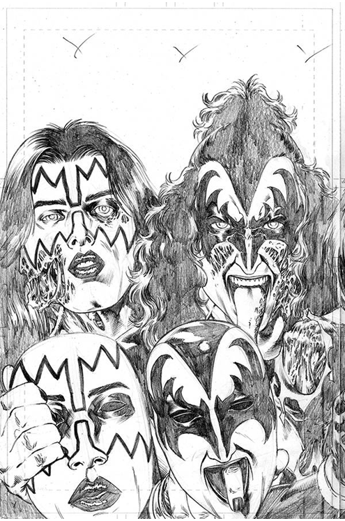 Kiss Zombies #4 11 Copy Buchemi Pencils Last Call Incentive