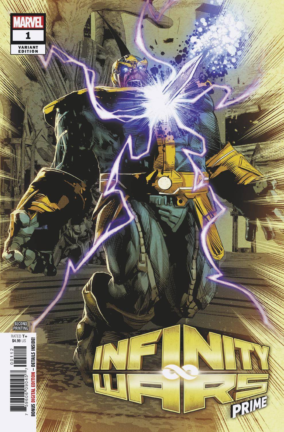 Infinity Wars Prime #1 2nd Printing Spoiler Variant