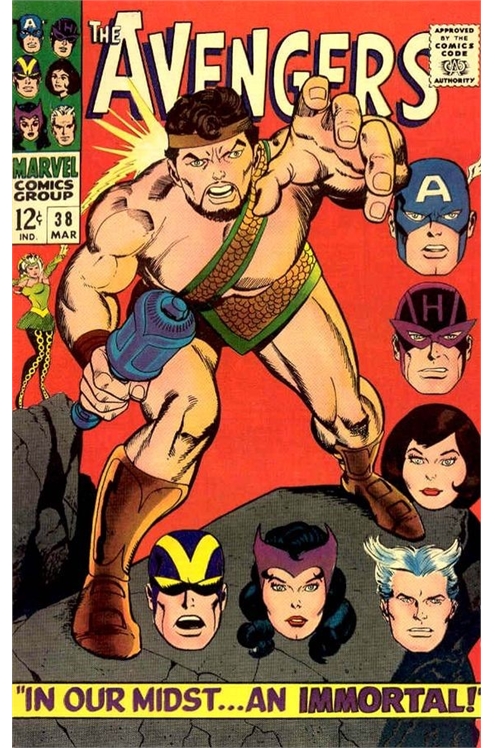 Avengers Volume 1 (1963) #38 Hercules Joins Avengers