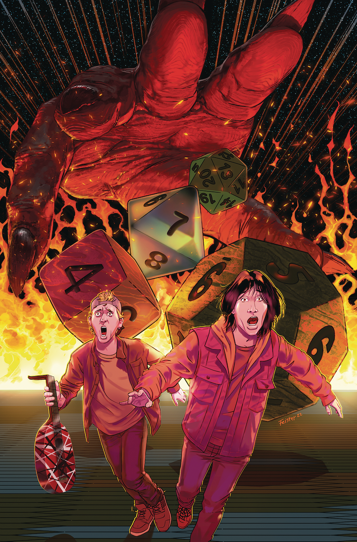 Bill & Ted Roll Dice #1 Cover D 1 for 10 Incentive Feister