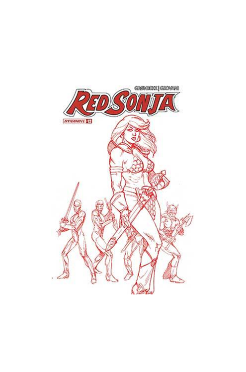 Red Sonja 2023 #12 Cover Q 1 for 10 Last Call Incentive Linsner Fiery Red