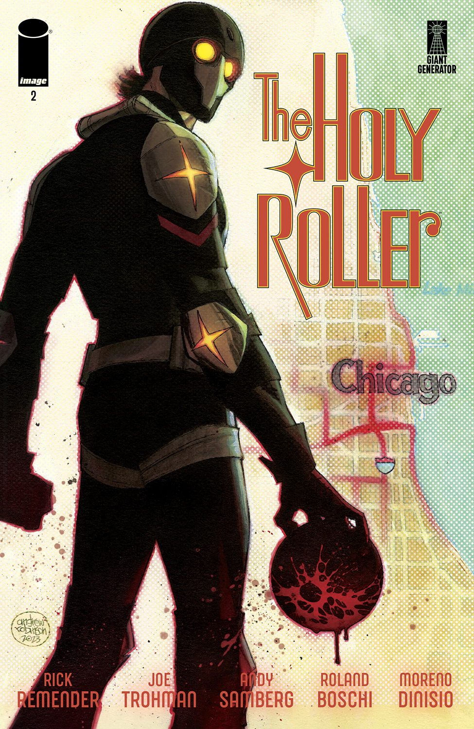 Holy Roller #2 Cover B Robinson Variant 1 for 10 Incentive