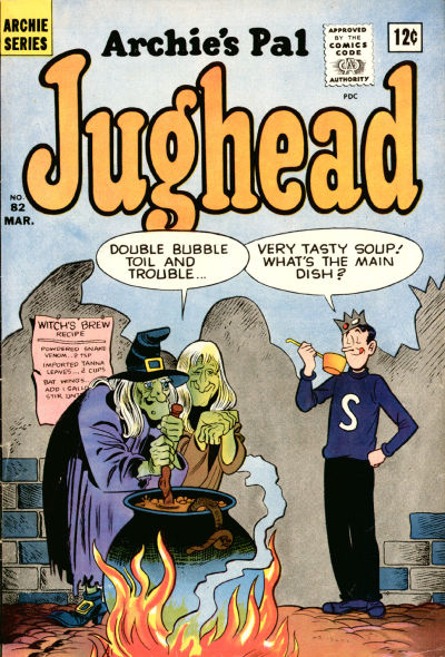 Archie's Pal Jughead #82 - Fr/G, 1 Inch Square Out of Back Cover