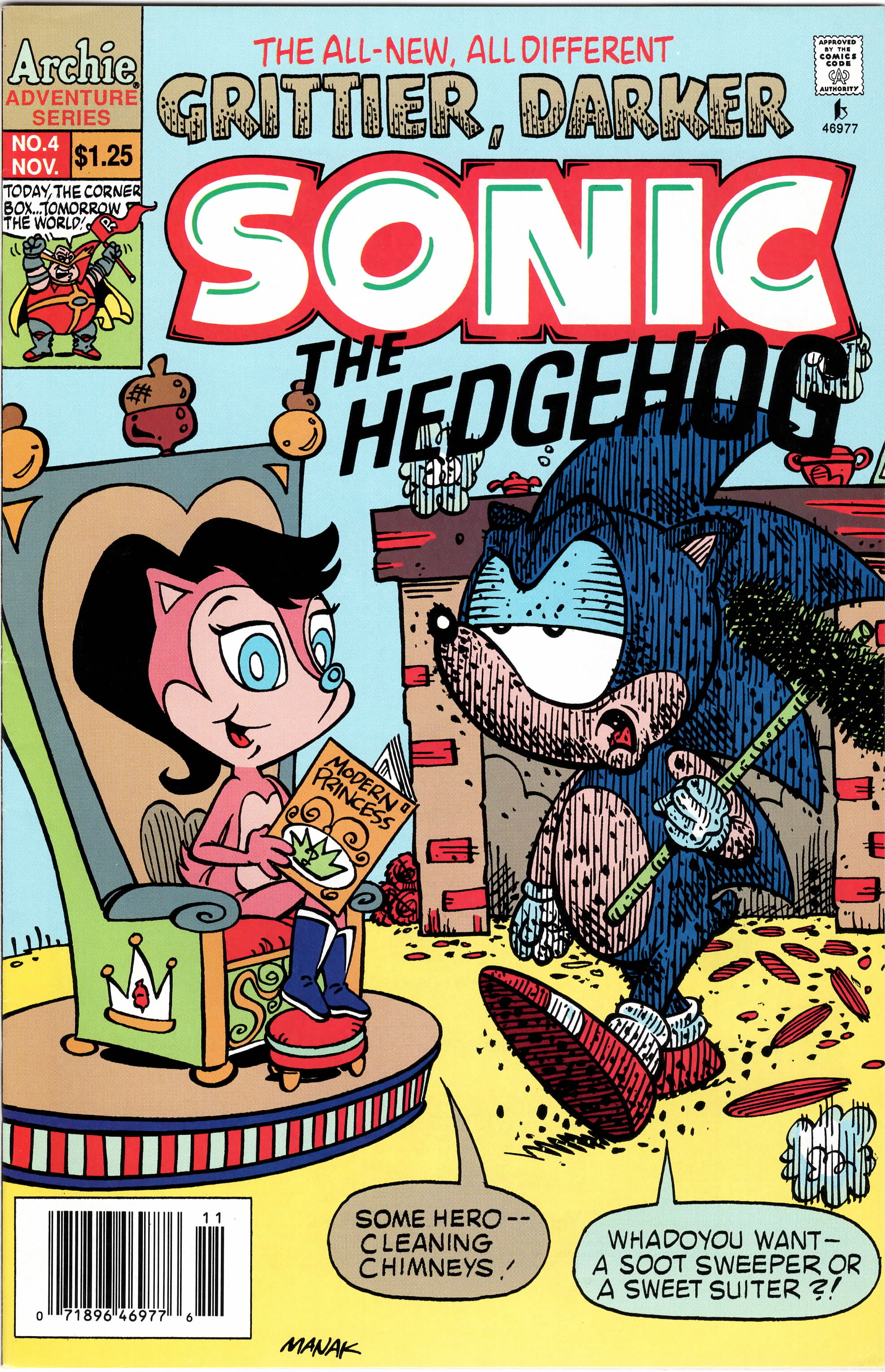 Sonic the Hedgehog #04 Newsstand Variant