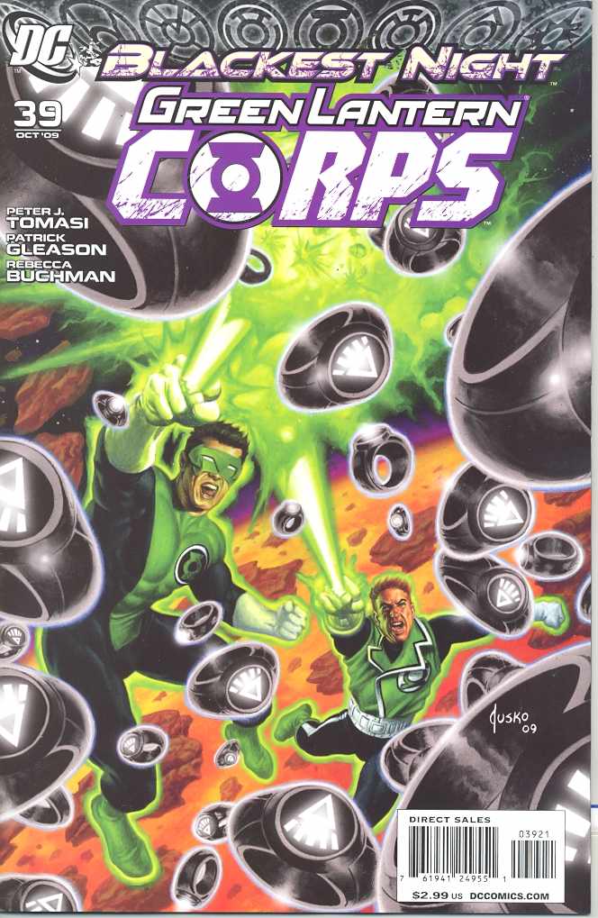 Green Lantern Corps #39 Variant Edition (Blackest Night) (2006)