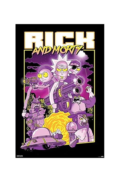 Rick and Morty Action Movie Poster