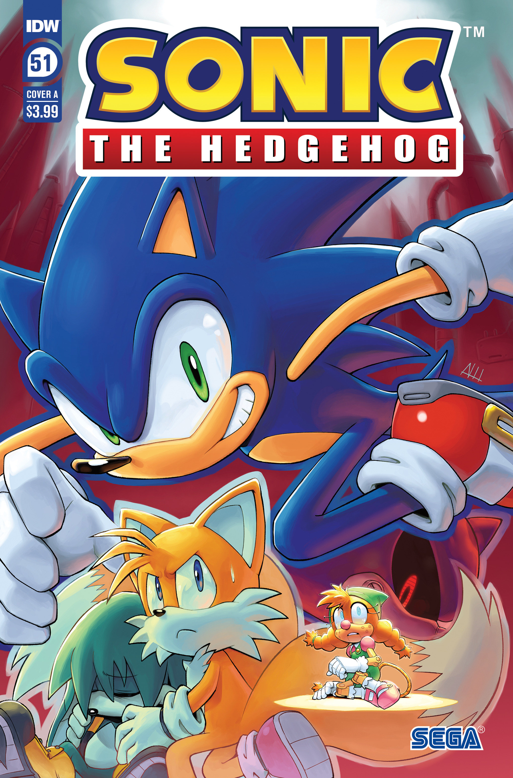 Buy Sonic The Hedgehog 51 Cover A Hammerstrom Zeppelin Comics