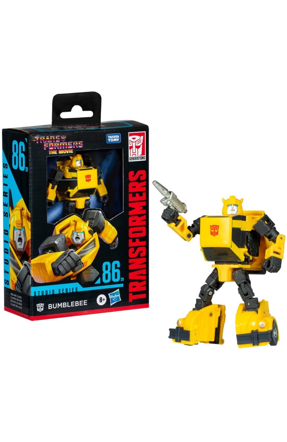 Transformers Studio Series Deluxe Transformers: The Movie 86 Bumblebee Action Figure