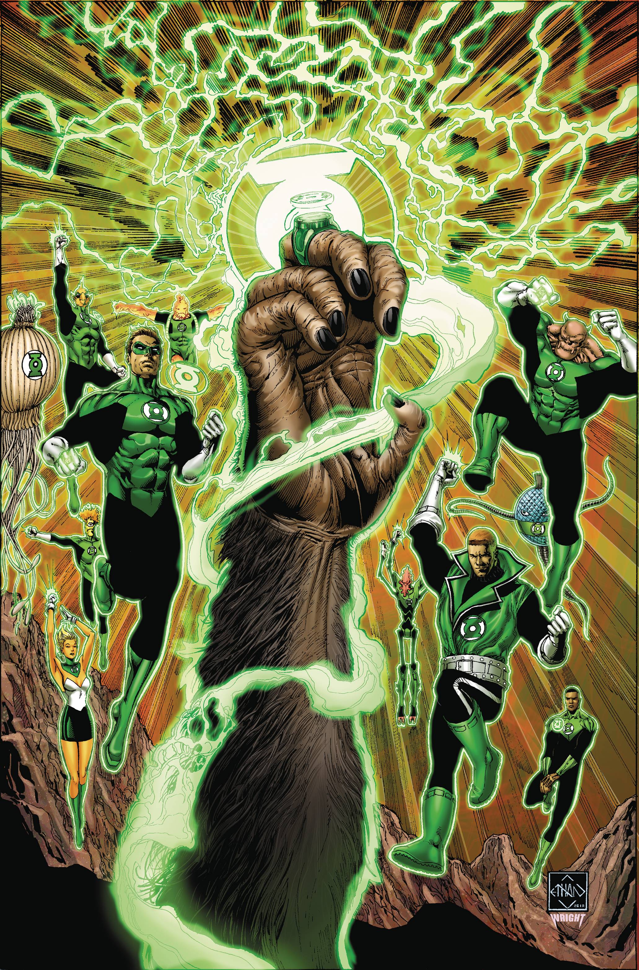 Planet of Apes Green Lantern #1 Main Cover