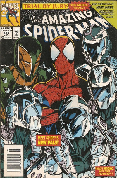 The Amazing Spider-Man #385 [Newsstand]-Very Good (3.5 – 5)