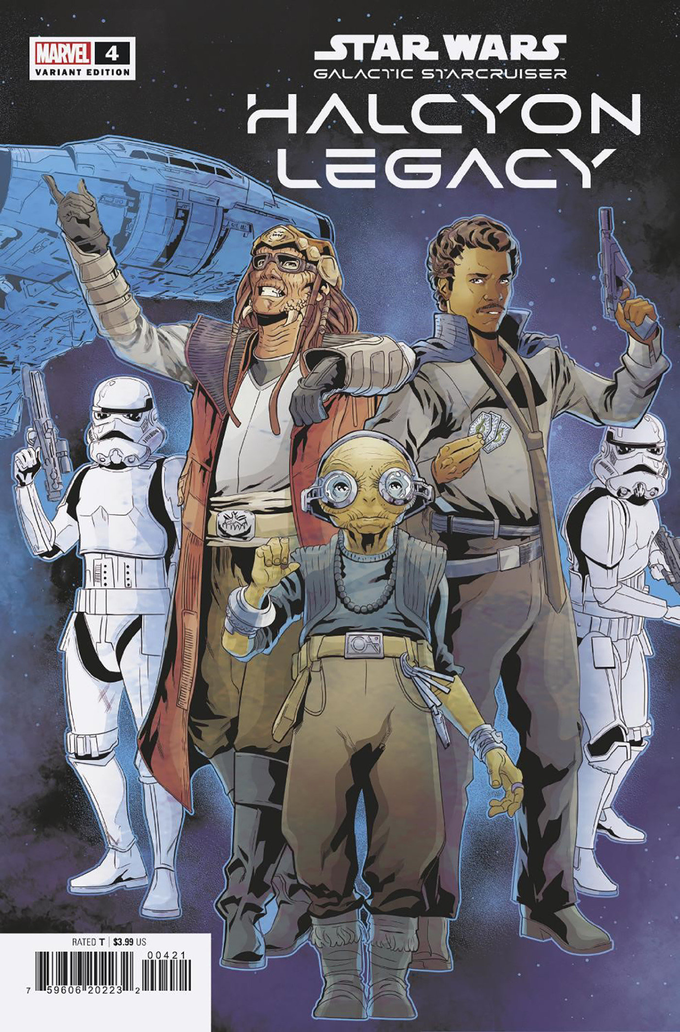 Star Wars Halcyon Legacy #4 Sliney Connecting Variant (Of 5)