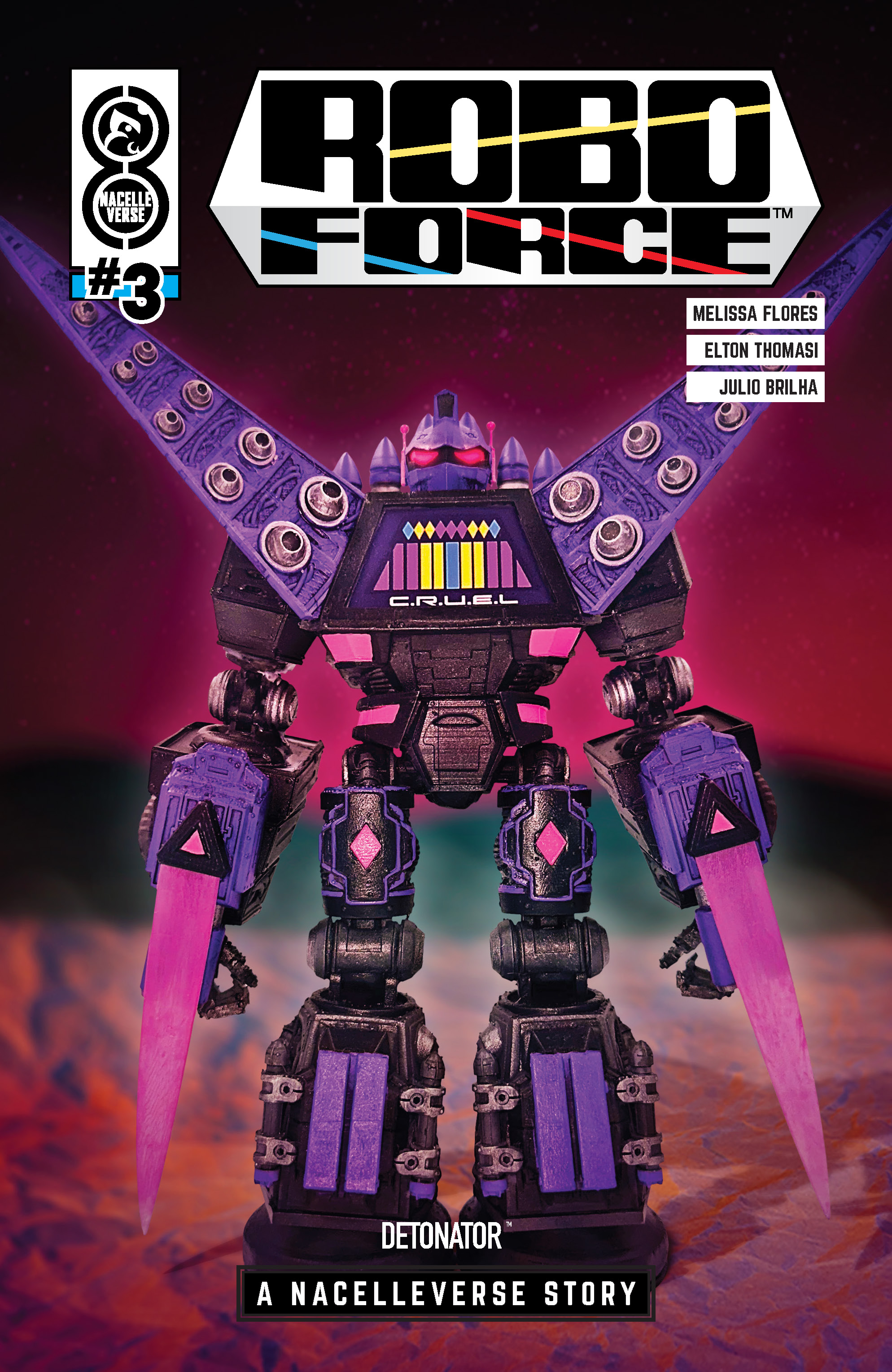 Roboforce #3 Cover C Toy Variant (Of 3)