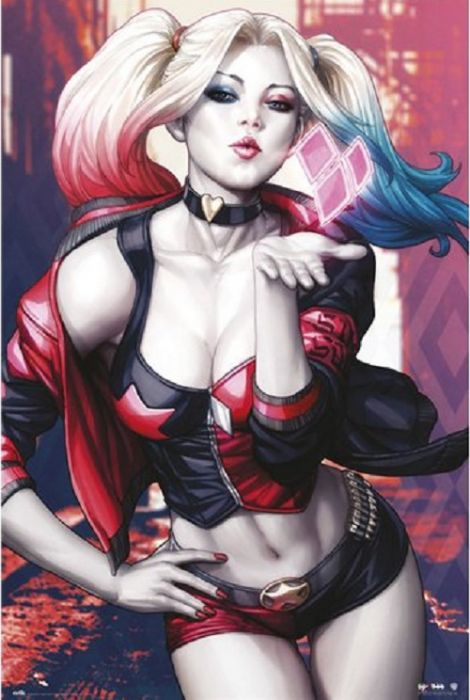 Harley Quinn - Kiss Poster