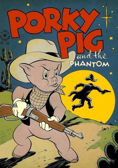 Four Color #156 Porky Pig And The Phantom - Vg- 