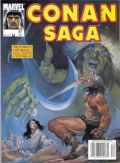 Conan Saga #57 [Newsstand]-Very Fine