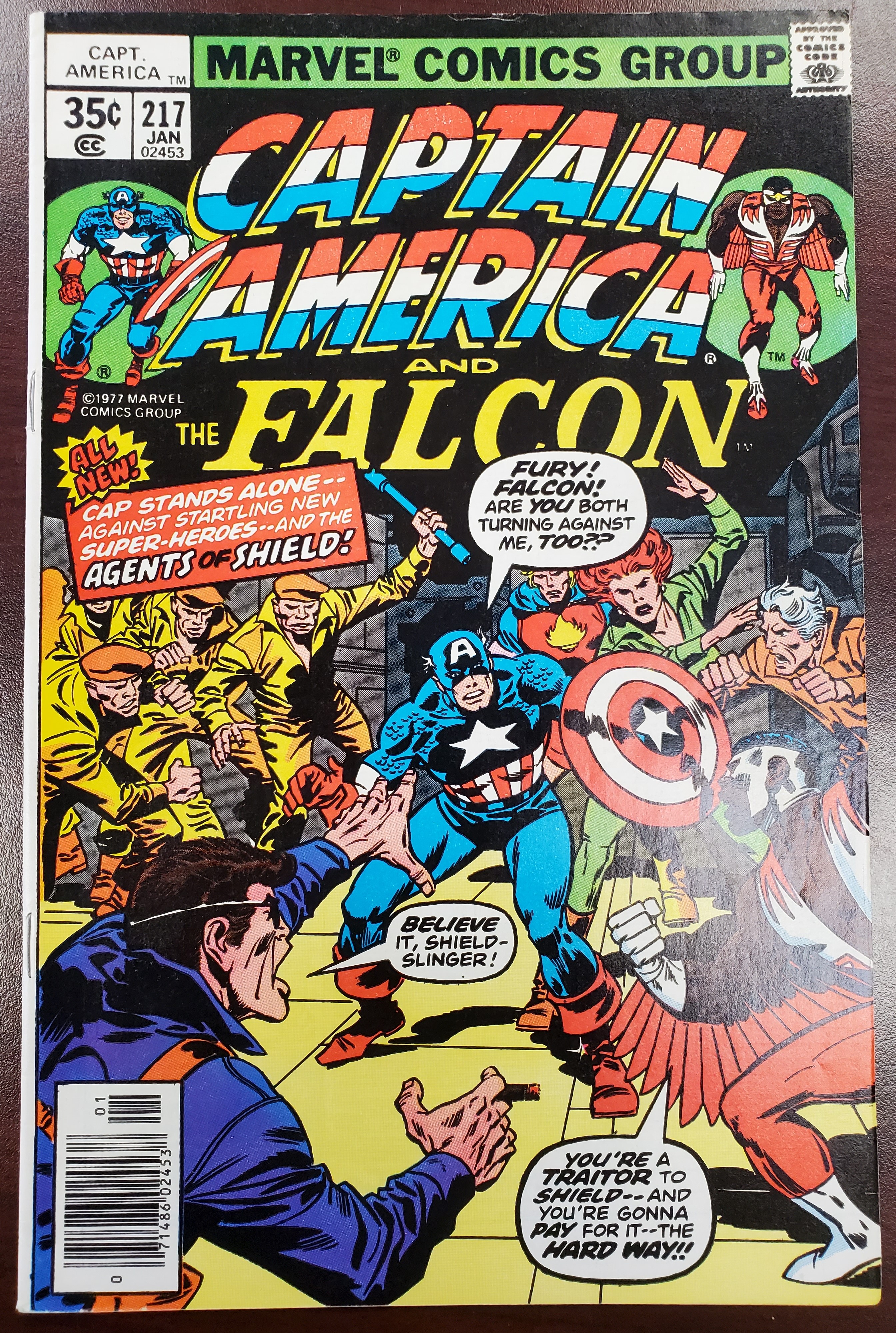 Captain America #217 (Marvel 1968) 1st App Quasar