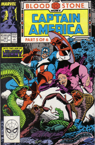 Captain America #361 [Direct] - Fn- 5.5