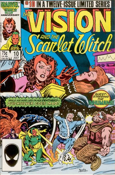 The Vision And The Scarlet Witch #10 [Direct]-Fine (5.5 – 7)