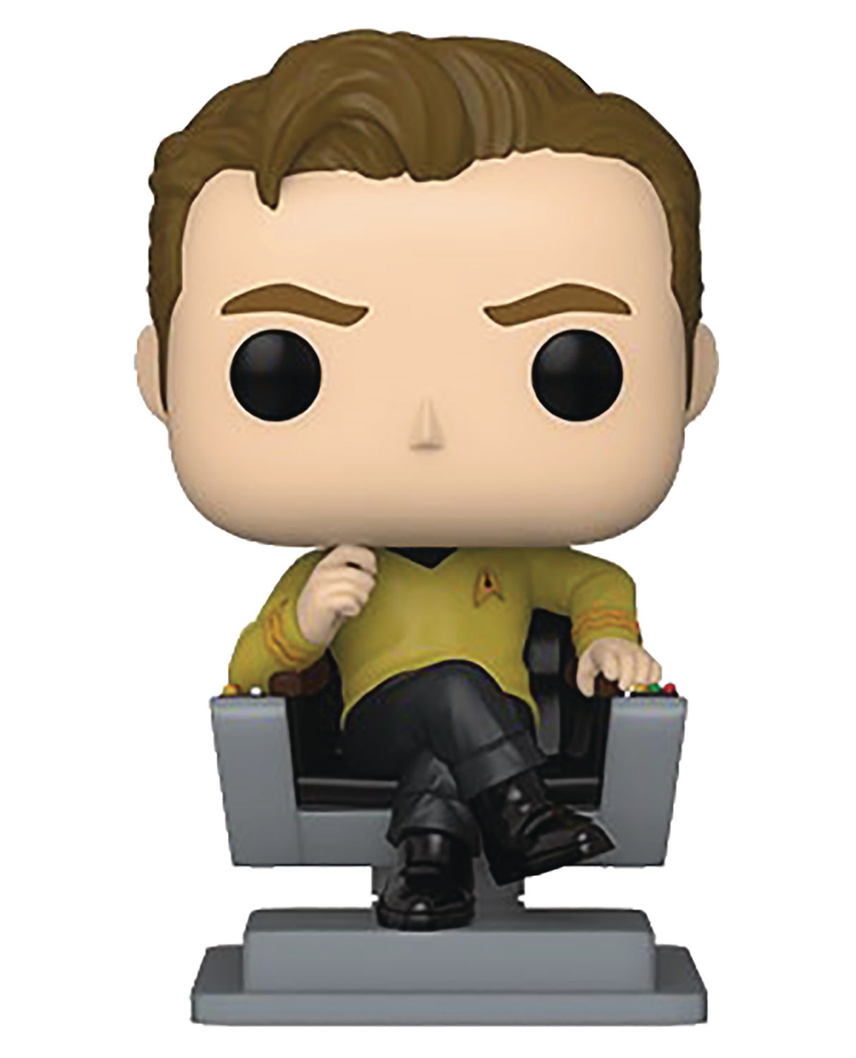 Pop TV Star Trek Cap Kirk In Chair Vinyl Figure