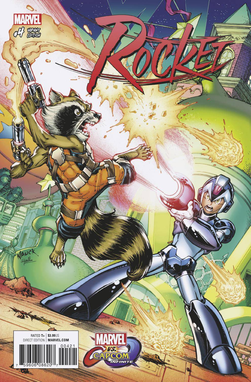 Rocket #4 Nauck Marvel Vs Capcom Variant