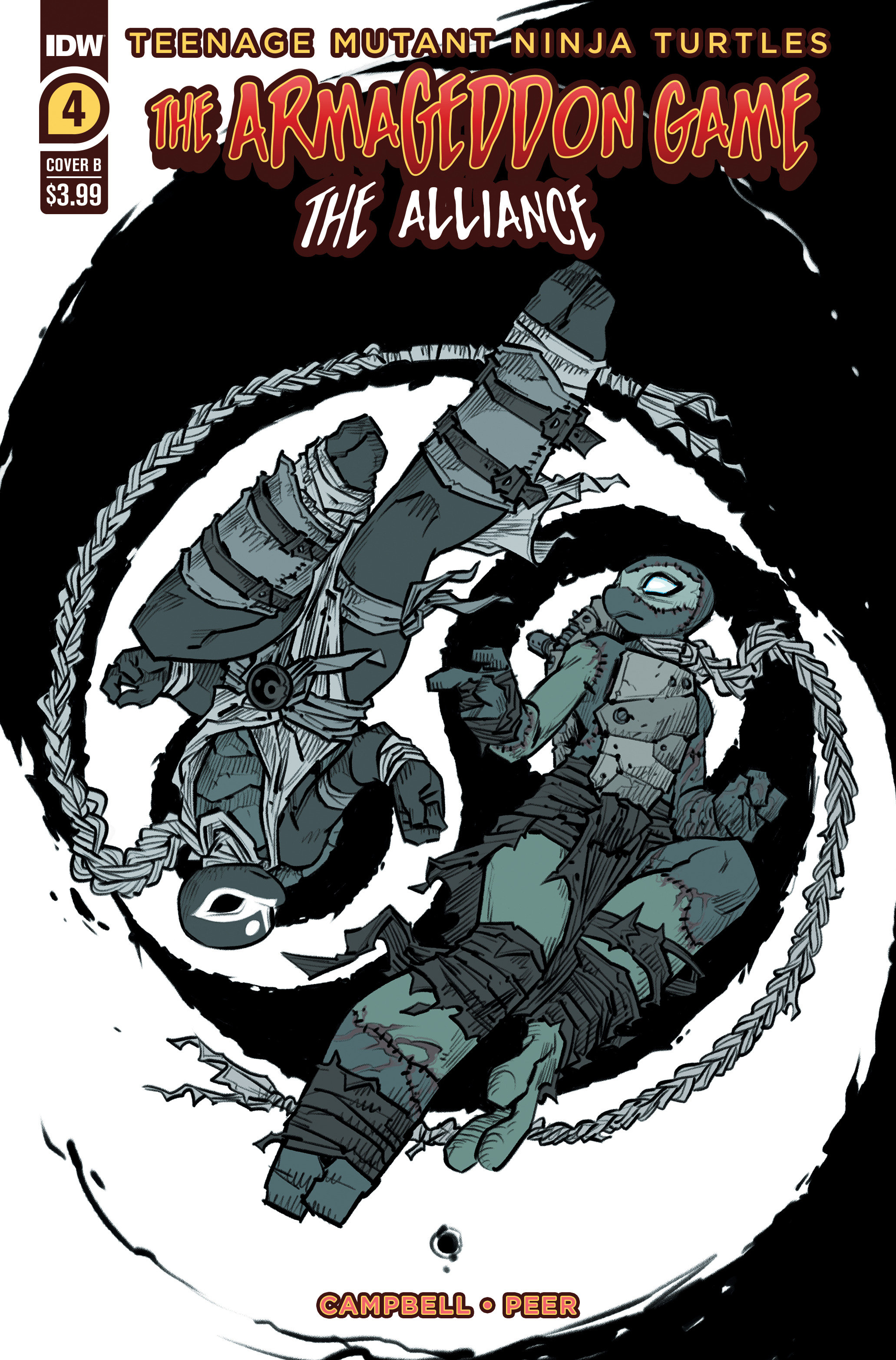 Teenage Mutant Ninja Turtles Armageddon Game Alliance #4 Cover B Campbell