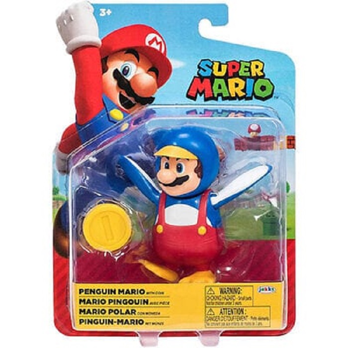 World of Nintendo 4 Inch Action Figure- PENGUIN MARIO