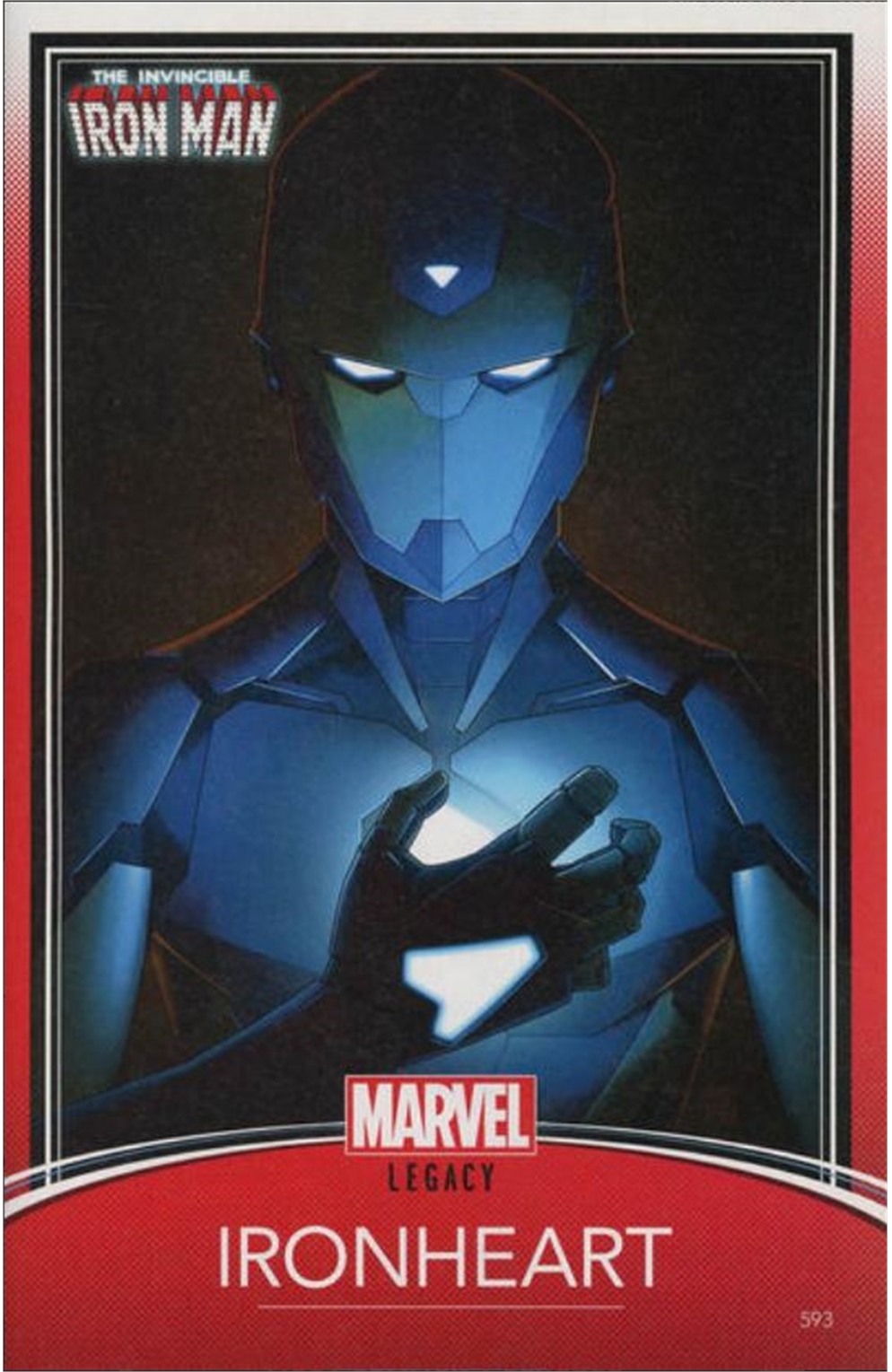 Invincible Iron Man #593 Trading Card Variant Legacy