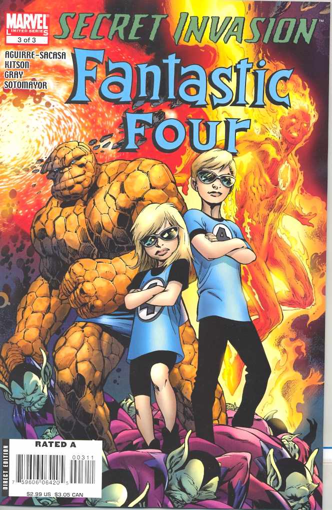 Secret Invasion Fantastic Four #3 (2008)