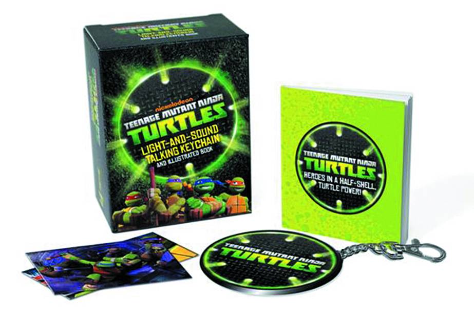 Teenage Mutant Ninja Turtles Light & Sound Keychain Miniature Book Kit