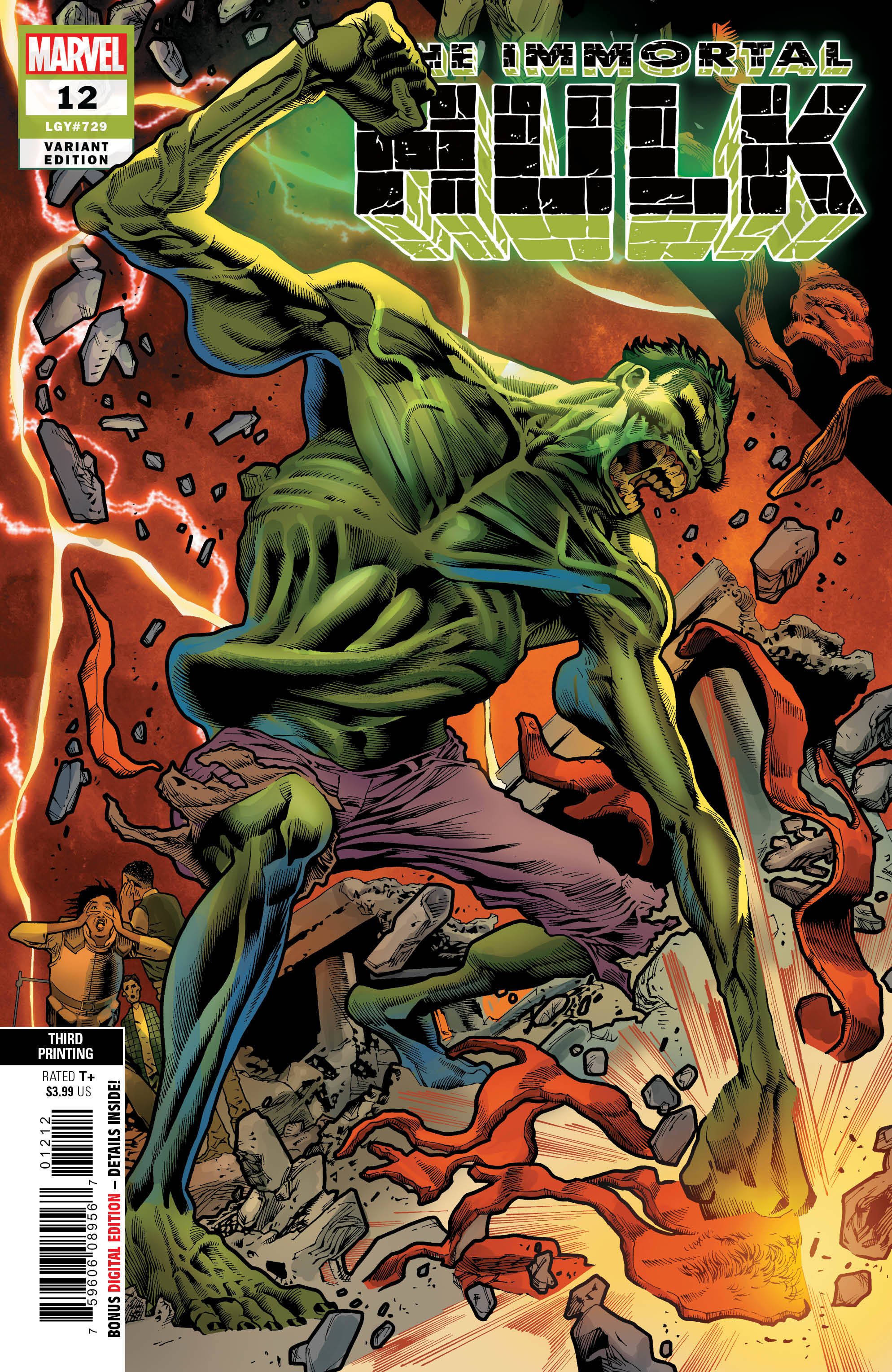 Immortal Hulk #12 3rd Printing Bennett Variant (2018)